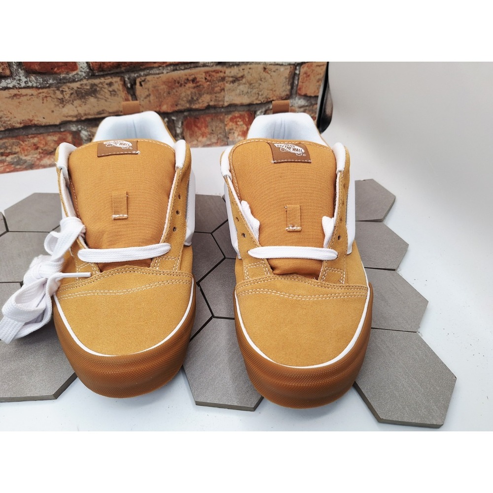 Vans‎ Knu Skool Gum Bumper Honey Yellow Wheat Timberland Inspired Gum Men Sz 10 - Picture 2 of 9